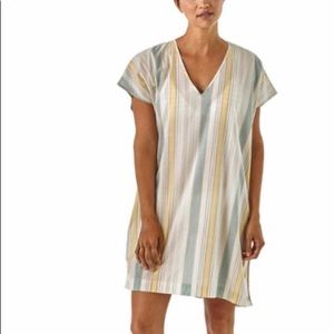 PATAGONIA striped swim cover-up